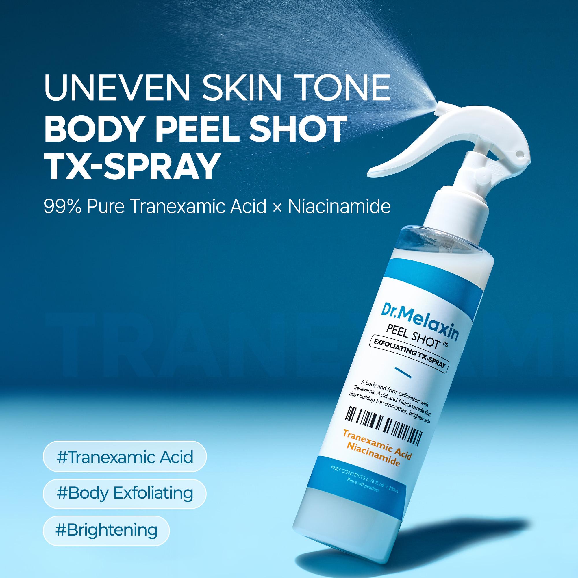 [Dr.Melaxin Official] Exfoliating Tone Smoothing TX Duo, Tranexamic Acid & Niacinamide Gentle Peeling for Dark Spot Care