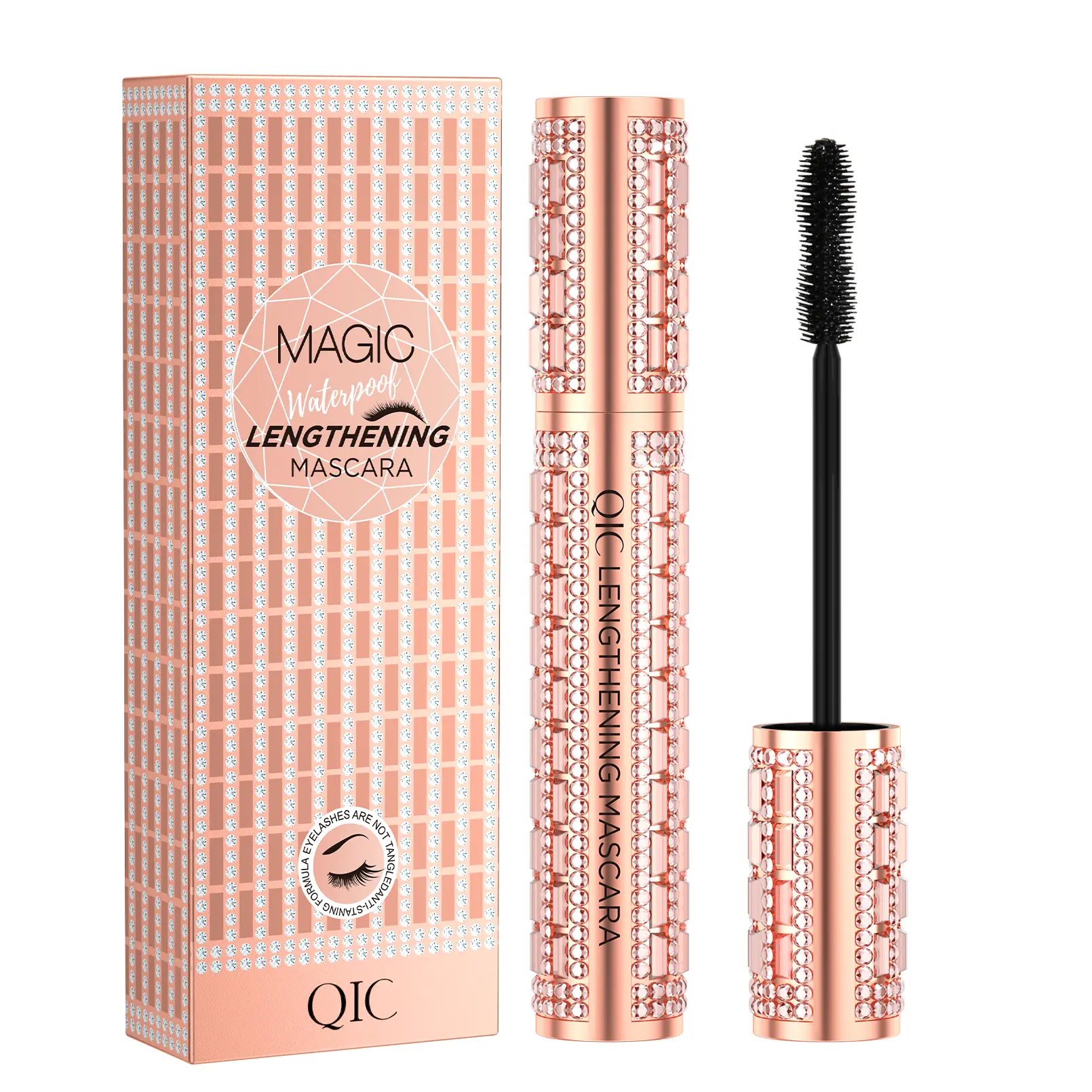 Peanut Head Mascara 4D Waterproof Dense Curling Lengthening Smudge-proof Makeup