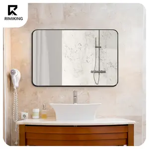 RIMIKING Shatterproof Rectangular Mirror,Modern and Safe,Elegant Design,Rust-Resistant Frame,Effortless Maintenance,Versatile Usage