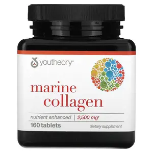 Youtheory Marine Collagen, 160 Tablets