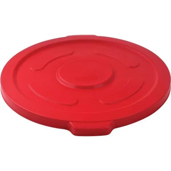 Global Industries 240465RD Trash Container, Garbage Can Lid - 55 gal, Red