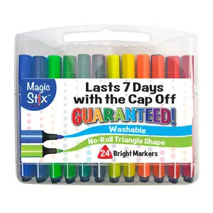 Triangular Magic Stix Markers, 24 Pack, Last 7 Days NO Cap! creative diy
