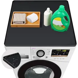 27'' x 27'' Washer and Dryer Covers for the Top, Non-slip Washer Dryer Top Protector for Machine, Waterproof Washer Dryer Countertop for Laundry ()