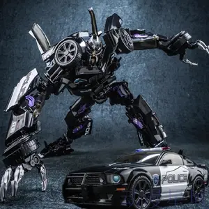 BMB Transformation LS02 LS-02 Barricade KO MPM05 MPM-05 Black Mamba MP Action Figure Collection Robot Toys