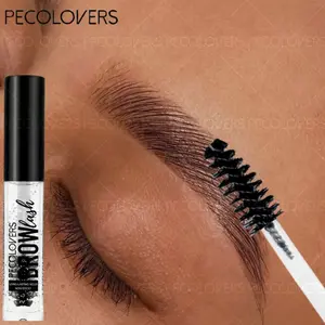1PC Natural Transparent Brow Gel Lasting Brows Styling Gel with Brush 3D Brows Styling Wax Makeup Eyebrow, Cosmetic, Eyebrow Makeup Products