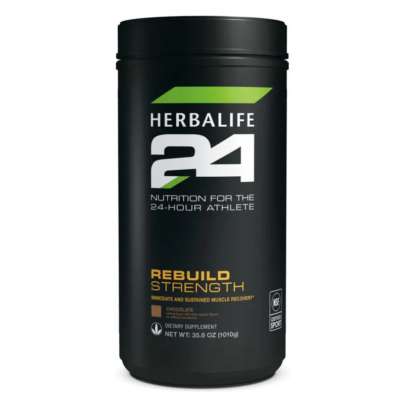 Herbalife24 Rebuild Strength Chocolate Canister High-Protein Post-Workout Drink Mix for Muscle Maintenance & Recovery Support - Supplement, Healthcare