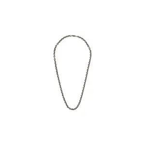 18" Paper Chain Necklace "Silver" CHRM0324