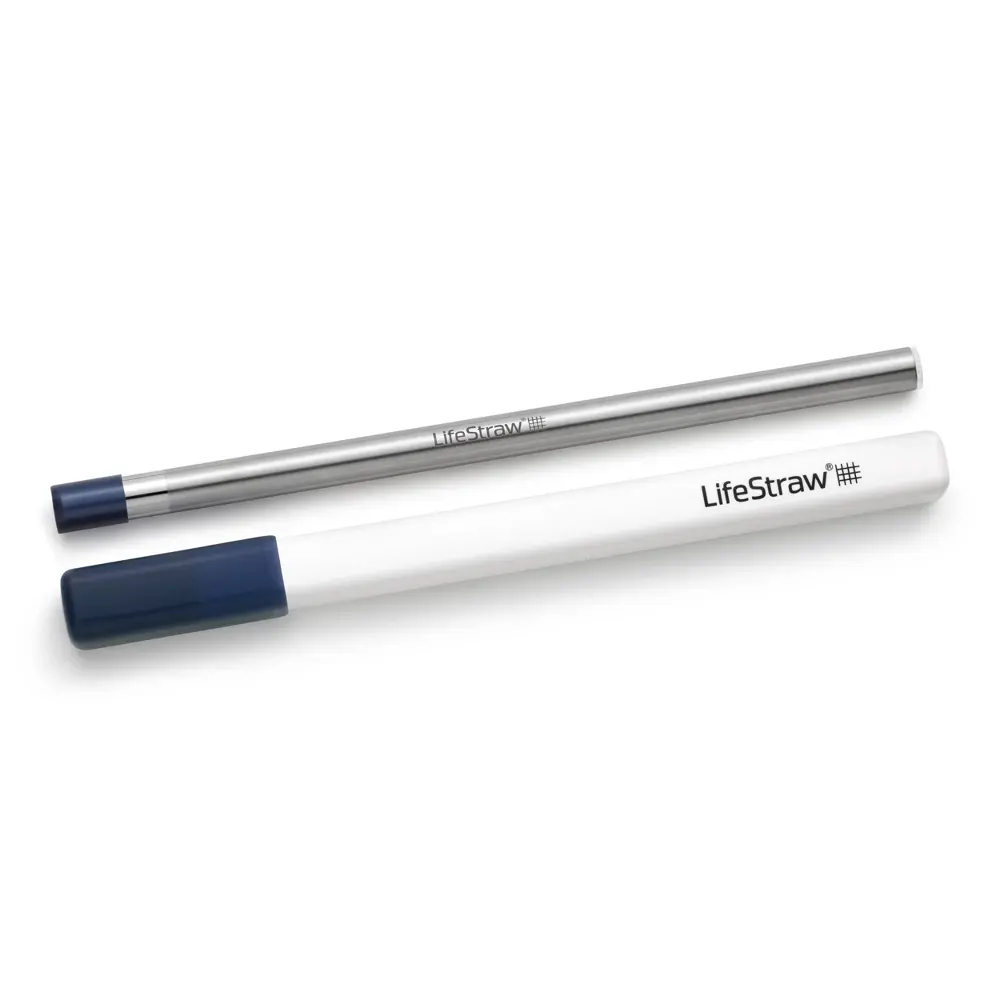 LifeStraw Sip Reusable Steel Filter Straw with Carry Case Midnight Blue LifeStraw Sip Reusable Steel Filter Straw with Carry Case Midnight Blue