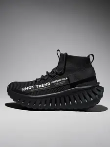 Men's Casual Mid-Top Sneakers, High-Quality Fashion Retro Simple College Style, Thick Sole Shock Absorption Breathable Running Shoes, Running Sports Shoes