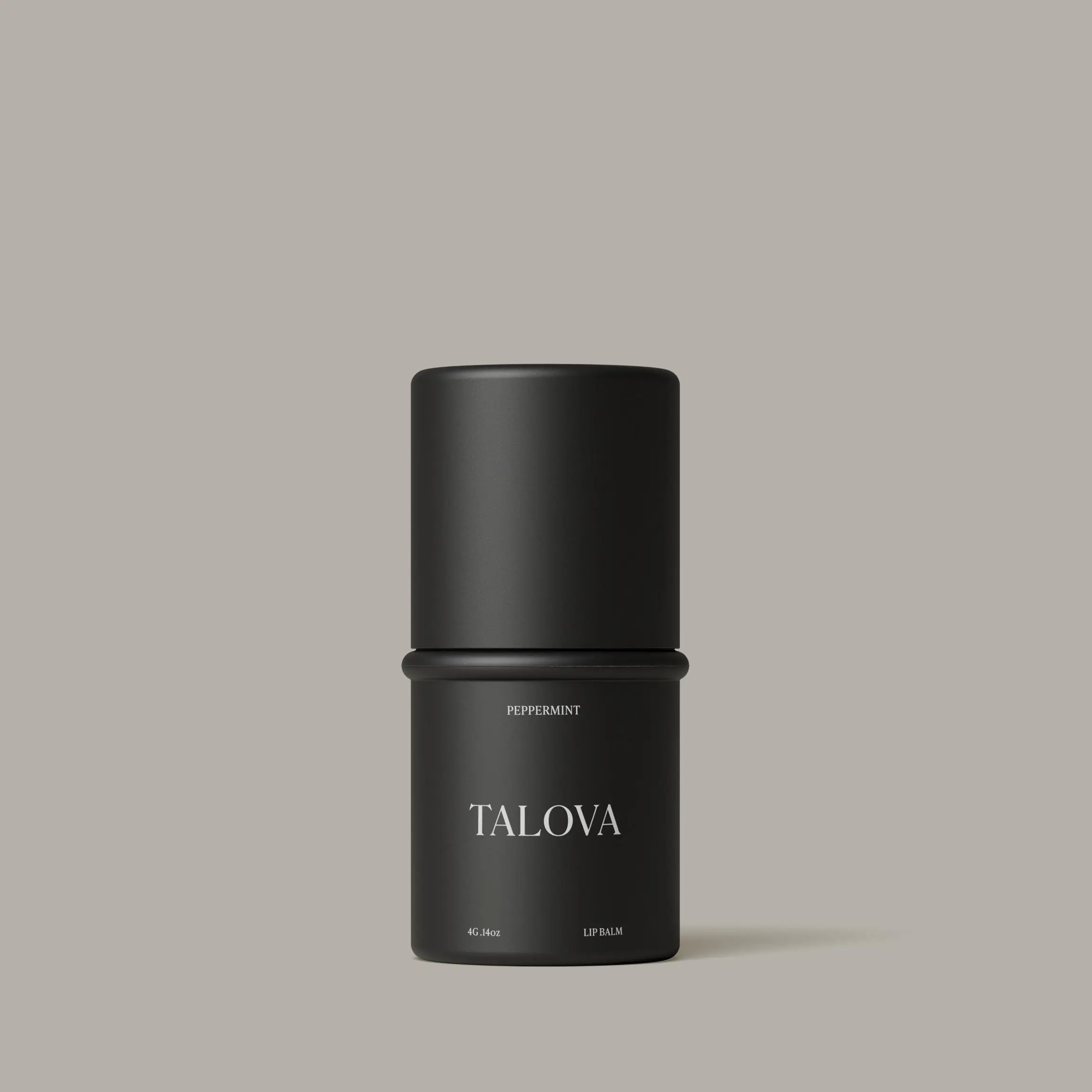 TALOVA Peppermint Lip Balm Conditioning Treatment with Grass Fed Tallow & Lanolin Ultra Moisturizing Nourishing Organic Daily Care Exfoliate Wax Smooth