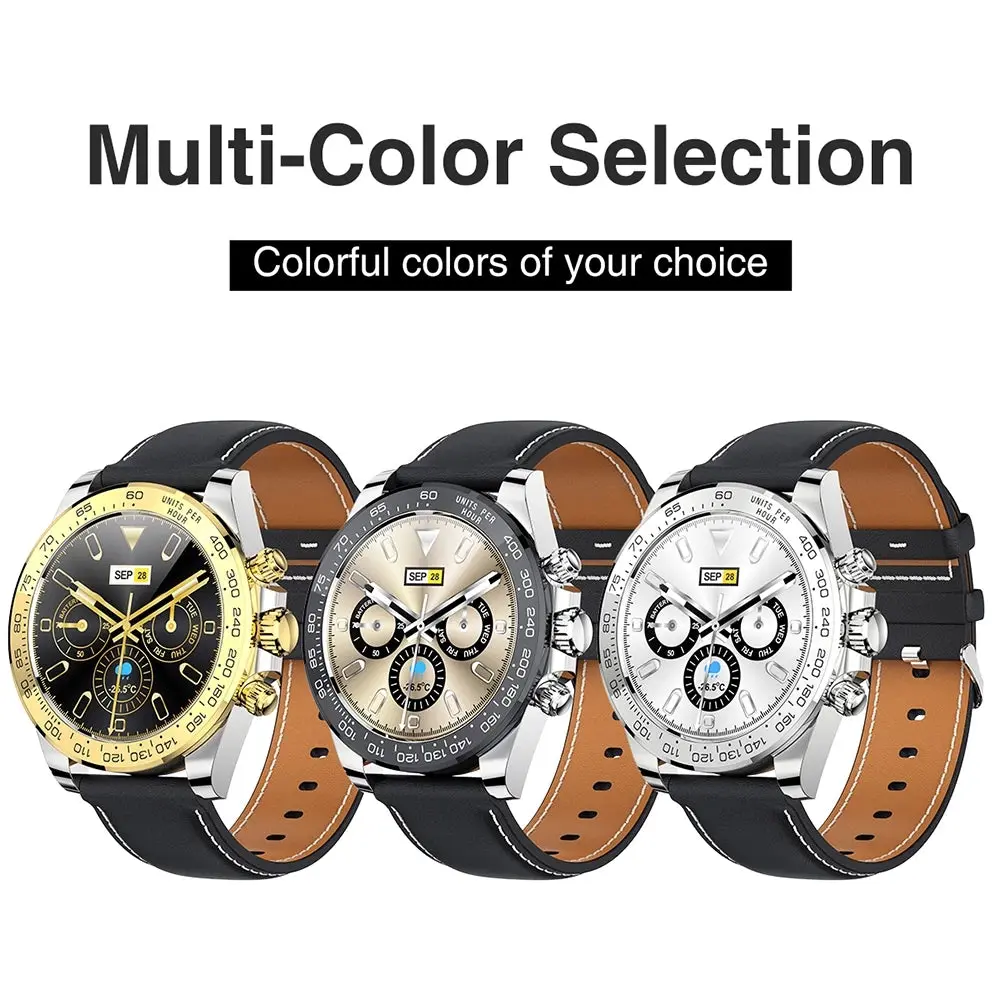 Stainless Steel Fashion Smart Watch for Sports Users - IP68 Waterproof, Android Compatible, Bluetooth Wearable, Tempered Screen, Sports Remote Function, Rechargeable