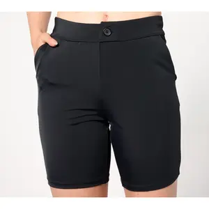 Denim & Co. Beach Petite Functional Button Fly Coverup Shorts