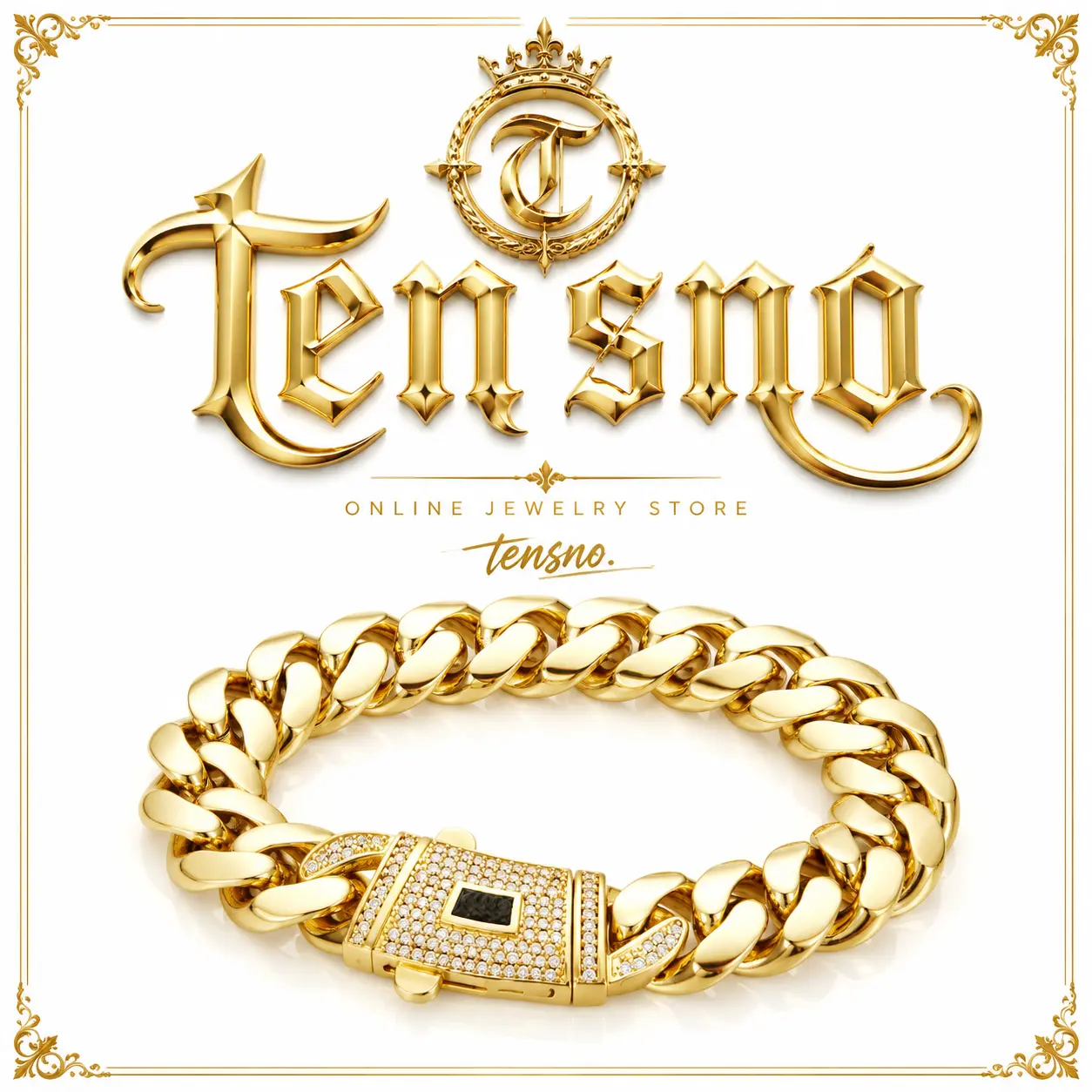 Luxury Cuban Link Bracelet  Hip Hop Street Style Heavy Chain with Precision Inlay Craft Clasp – Bold Statement Jewelry for Streetwear Outfit, Night Out, Party & Gift