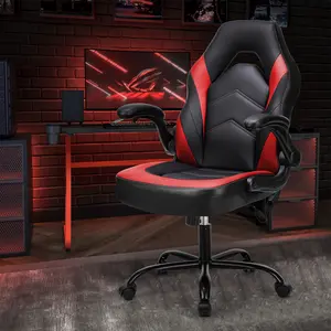 PU Leather Adjustable Office Chair | Ergonomic Gaming Chair with Lumbar Support, Comfortable Swivel Design, 5 Colors