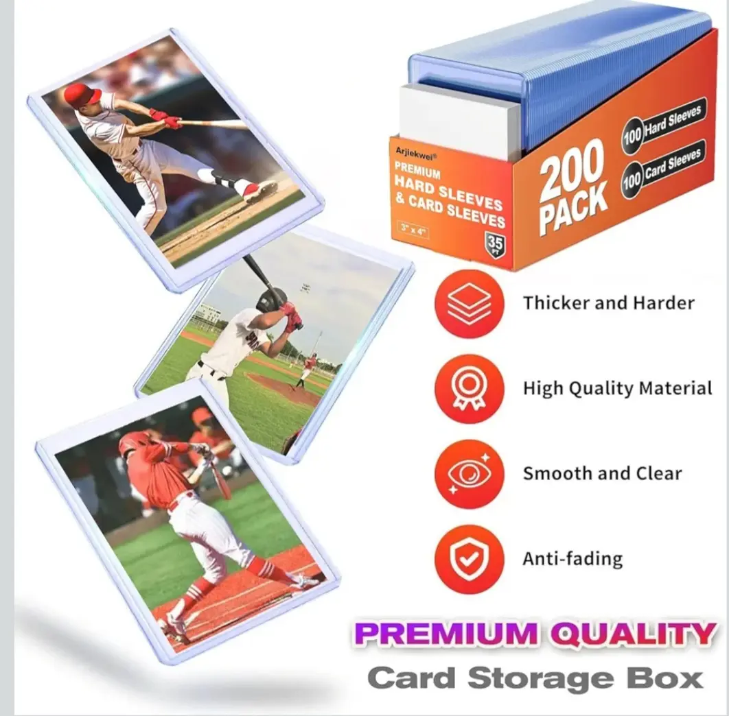 200 Count Hard Sleeves and Card Sleeves 200 Count Hard Sleeves and Card Sleeves