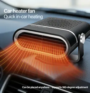 defogger tool Beat the Frost! Portable 12V Car Heater & Defogger Creates a Cozy Corner with 360° Warm Air - Clears Foggy Windows Fast 12v 24v car heater fan