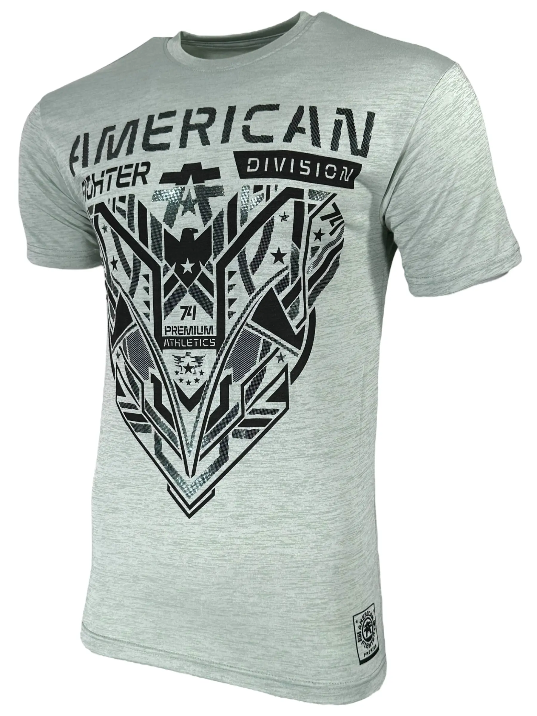 American Fighter Men's Short-Sleeve Cotton Casual Shirt, Cold-Wash Compatible Hollins Tops