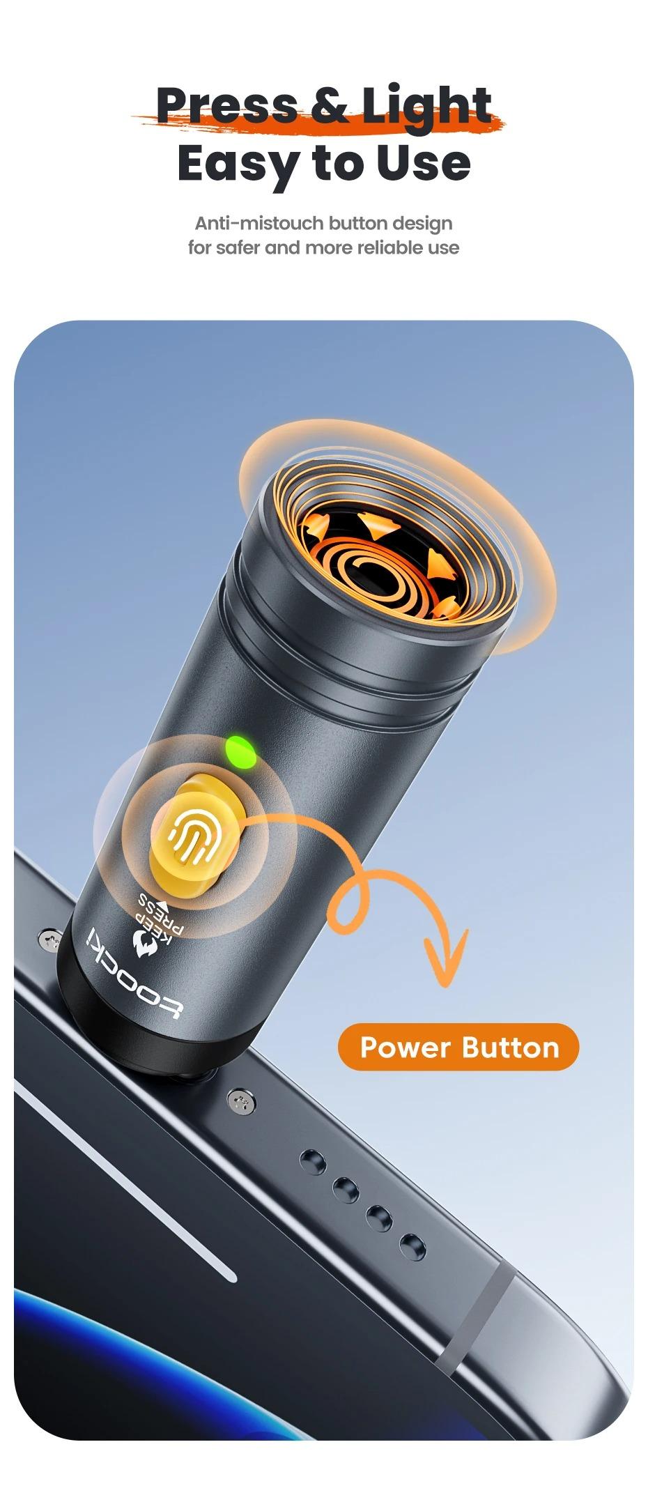 Unisex Modern USB-C Mini Electric Lighter - Plug&Play, Blow-to-Light, Flameless, Windproof, Fast Ignition with Tungsten Wire, Smart Auto-Off, Overheat Prevention, Universal Power for Camping & Hiking, Outdoor Camping, Prevents Overheating