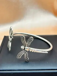 Vintage Creative Dragonfly Open Cuff Bracelet, Women's Ethnic Style Party Jewelry, Geometric Pattern, All Seasons Accessory