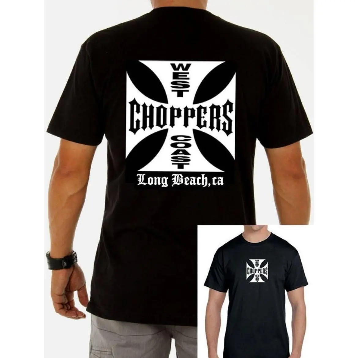 West Coast Choppers 2 Sided T-Shirt, Sweatshirt, Hoodie, Shirt For Men Casual Classic, Classic Fashion, Fits Every Occasion