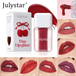 Mini Liquid Lip Gloss, High Saturation Color, Lightweight, Mirror Finish, Compact and Portable, Perfect for Commuting
