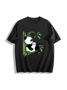 Casual Essential Unisex Printed T-Shirt, Short Sleeve Casual Top for Male and Female, Universal Graphic Design, Breathable Soft Fabric, Suitable for Sports, Vacation, Daily Wear and Style