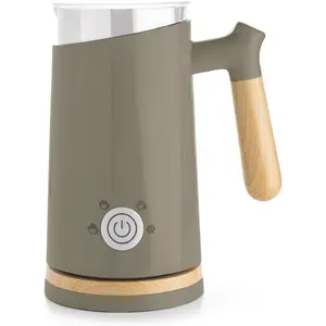 Electric Milk Frother - Automatic Milk Foamer & Heater for Coffee, Latte, Cappuccino, Other Creamy Drinks - 4 Settings for Cold , Airy Milk , Dense  & Warm Milk - Easy to Use