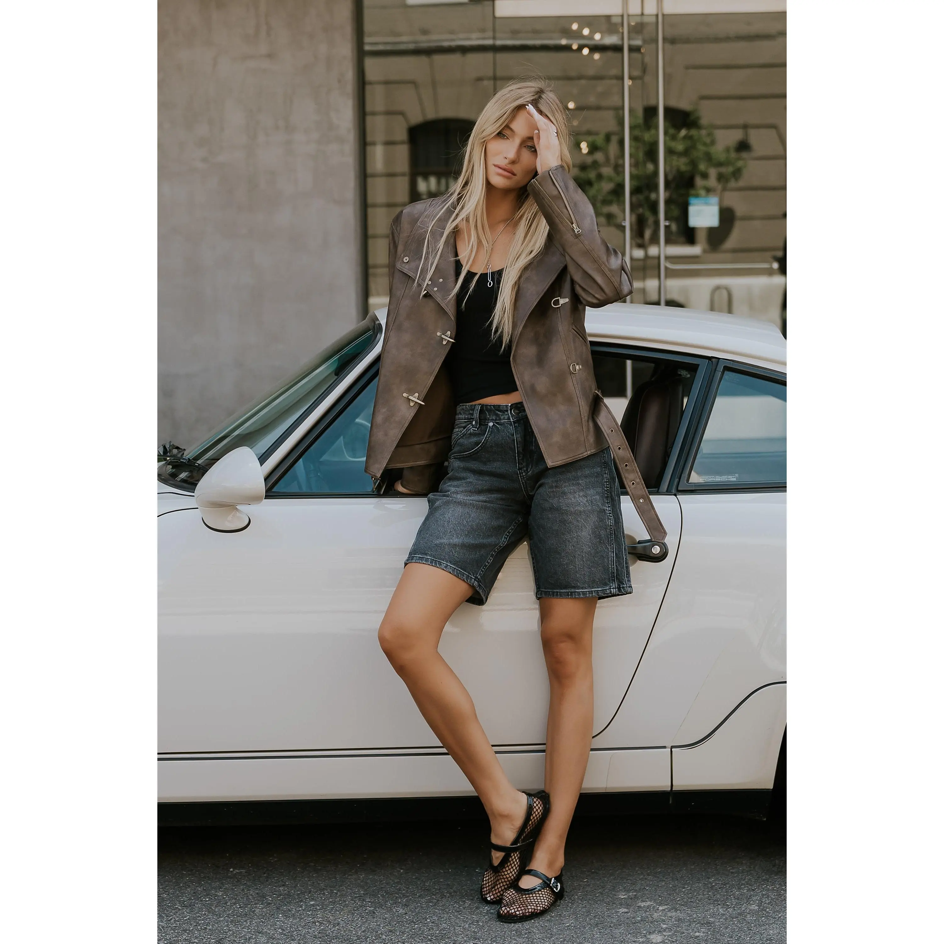Danika Vegan Leather Jacket