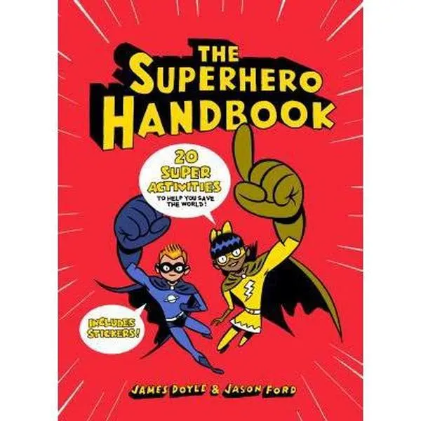 Used The Superhero Handbook Activity Book (Paperback) - 20 Super Activities, Costume & Name Creation Elements, Kids’ School & Educational Office Stationery by James Doyle (Create Costume, Develop Powers, Make Gadgets), Superhero Costume