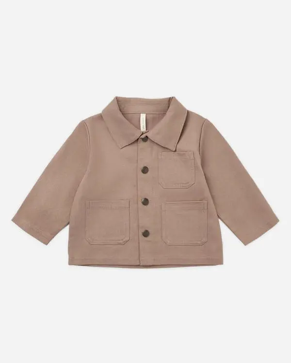 Quincy Mae - Utility Jacket || Almond