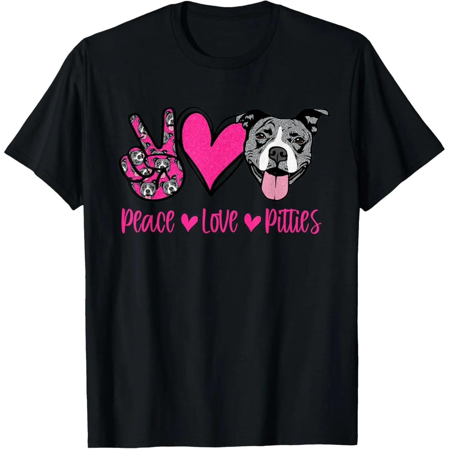 Men's Short-Sleeve Casual Pit Bull Lives Matter Pittie Puppy Dog Mom Top T-Shirt