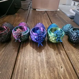 3D Printed Dragon Eggs