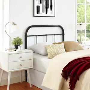Modway Serena Twin Steel Headboard in Brown