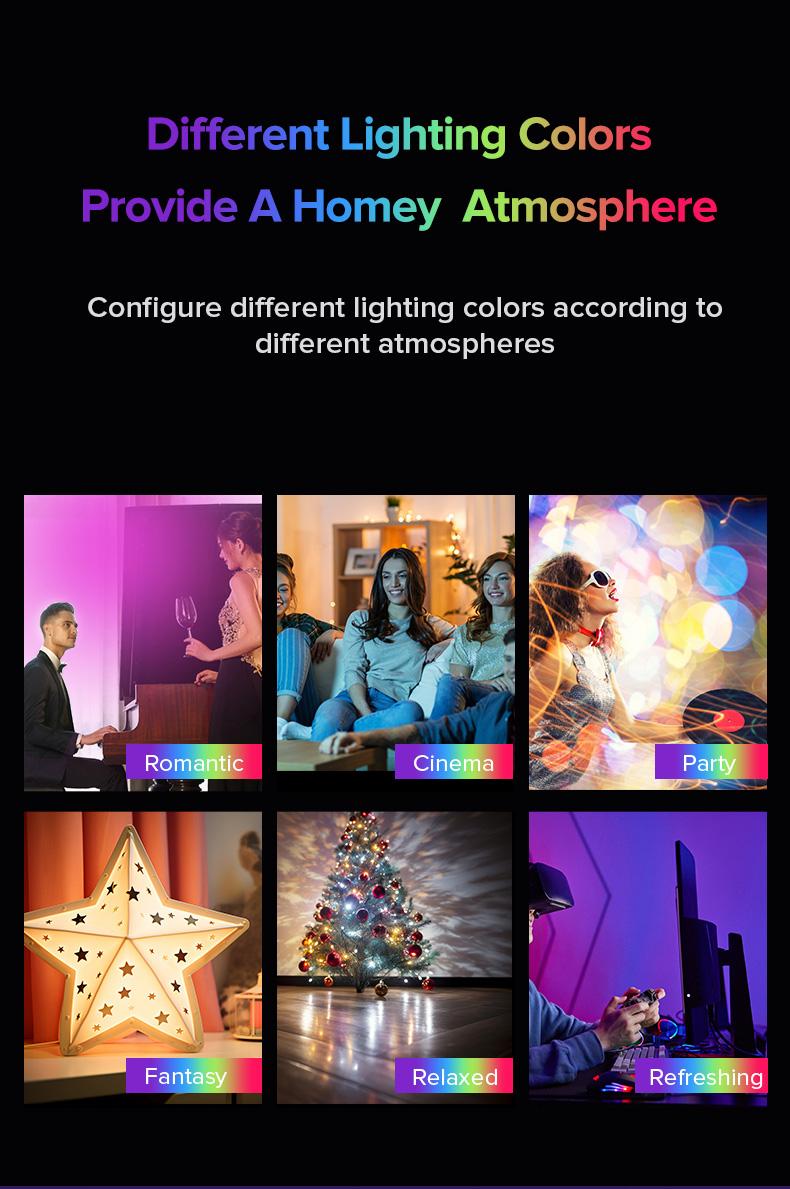 SANSI Ultra Bright 18W RGBW LED Color Changing Light Bulb with Remote Control 2000LM 120W Equivalent 10 Color Choices Timing Dimmable A21 E26 Decorative 3 Lighting Modes