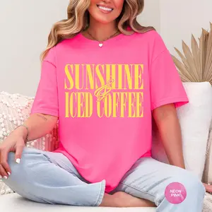 SunshinE & Iced Coffee PUFF T-Shirt