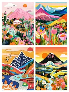 5D Handmade DIY Diamond Painting Set 30/40, Home Decoration