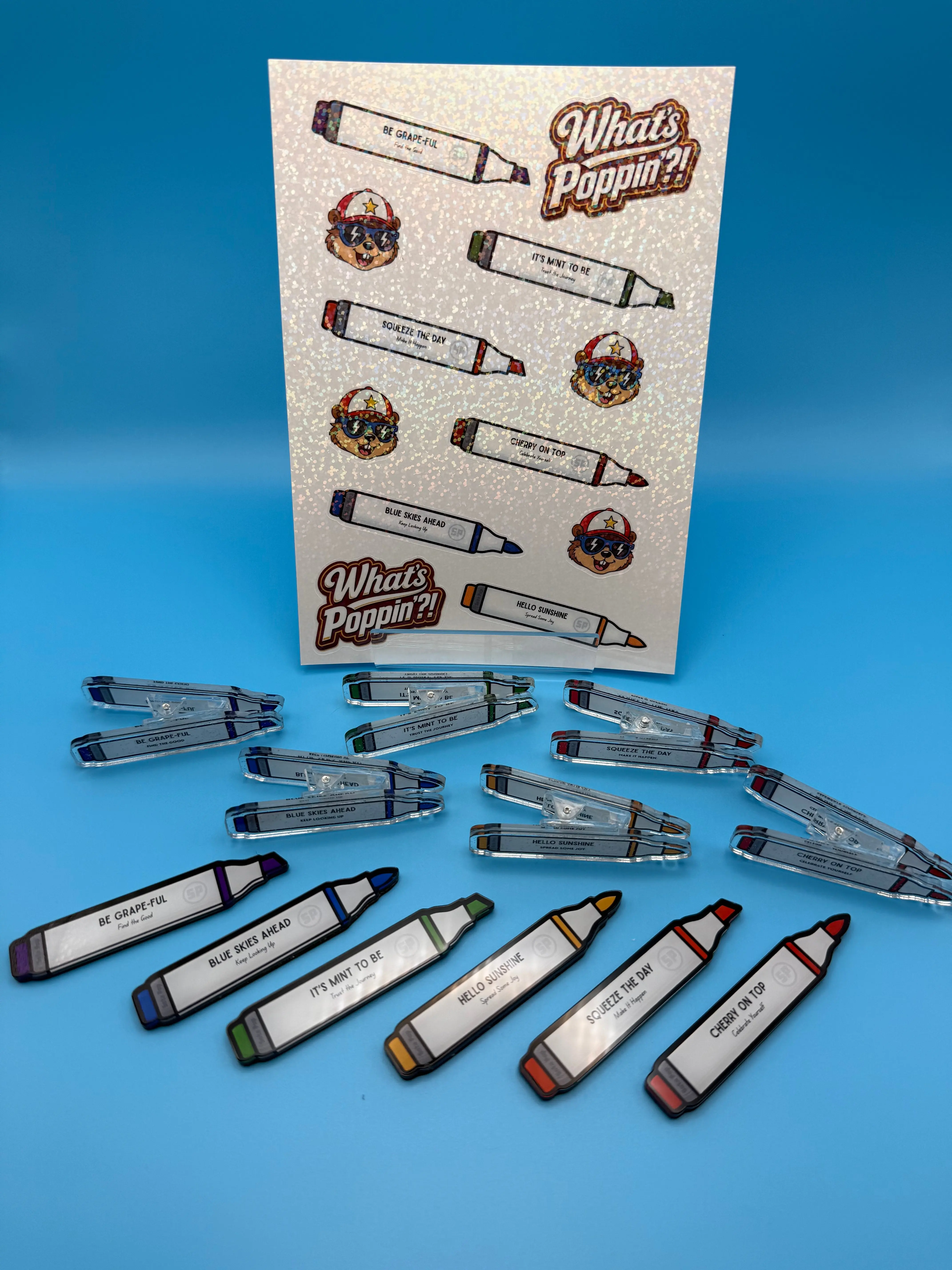 Meaningful Markers - Clips, Magnets & More