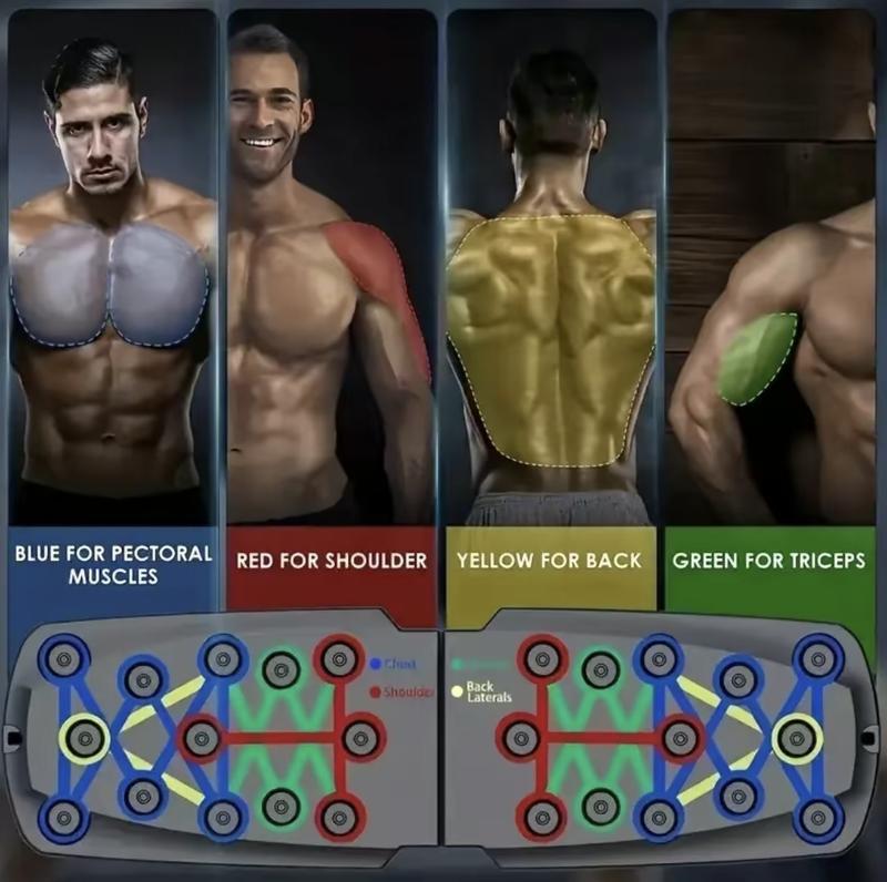 Push Up Board Fitness, Portable Foldable 28 in 1 Push Up Bar at Home Gym, Pushup Handles for Floor,Professional Strength Training Equipment For Man and Women