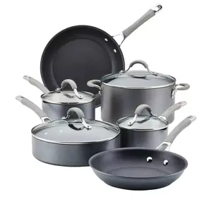 Elementum Cookware Set by Circulon, 10-pc. Hard-Anodized Nonstick