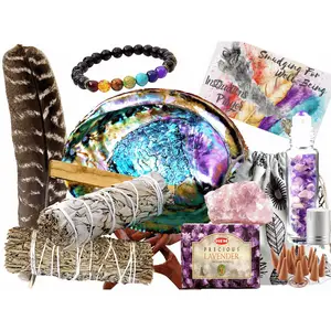 Sage Smudge Kit: ULTIMATE 12 Piece Spiritual Gifts Variety Smudging Kit