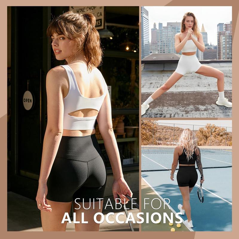 3 Pack Women's Active  - 3"/5"/8"High Waist Tummy Control No See -Through for Cycling Jogging Gym Workouts Vintage Graphic Denim biker singlet quick dry  cutouts  jersey 25 26 Sporty Breathable Skorts footy   jogger shorts