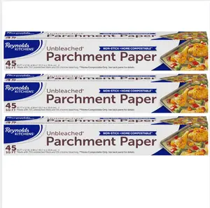 Reynolds Kitchens Unbleached Parchment Paper Roll, 45 Square Feet (3 pack)