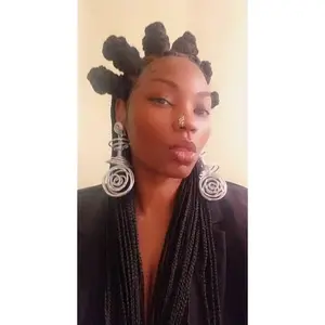 Bold Spiral Earrings, silver statement earrings, afrocentric, boho earrings, photoshoot earrings, chunky earrings