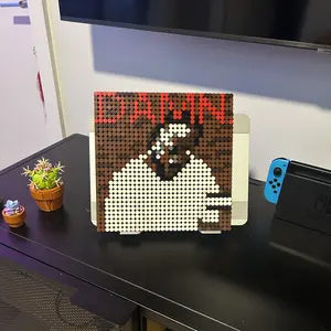 Humble DIY Mosaic Kit 32x32 Stud Baseplate 10x10 Pixel Perfect Design for Music Fans and Collectors