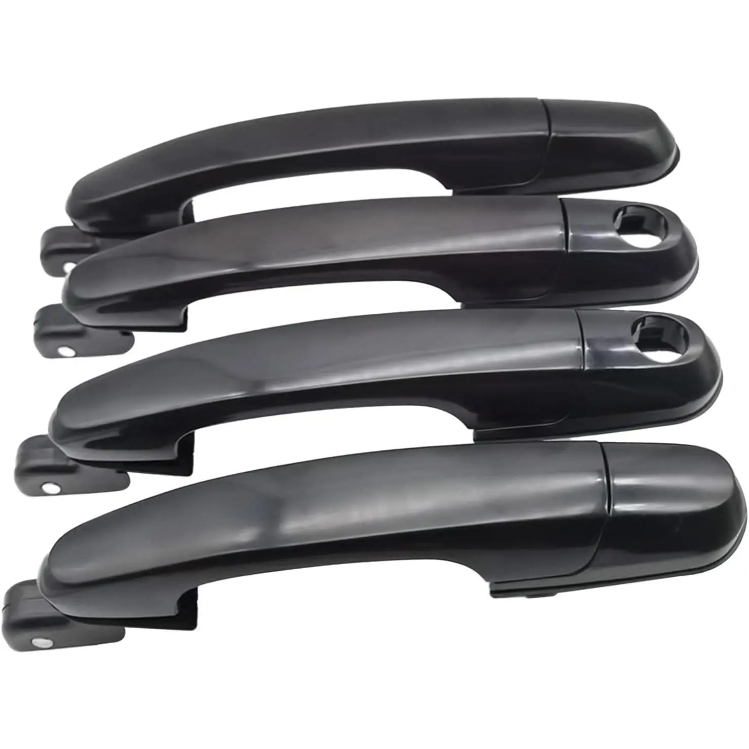 Set of 4 Exterior Door Handles Compatible with Hyundai Tucson 2005 2006 2007 2008 2009, Front and Rear Left Drive & Right Passenger Side Replaces#   82650-2E000 82660-2E000