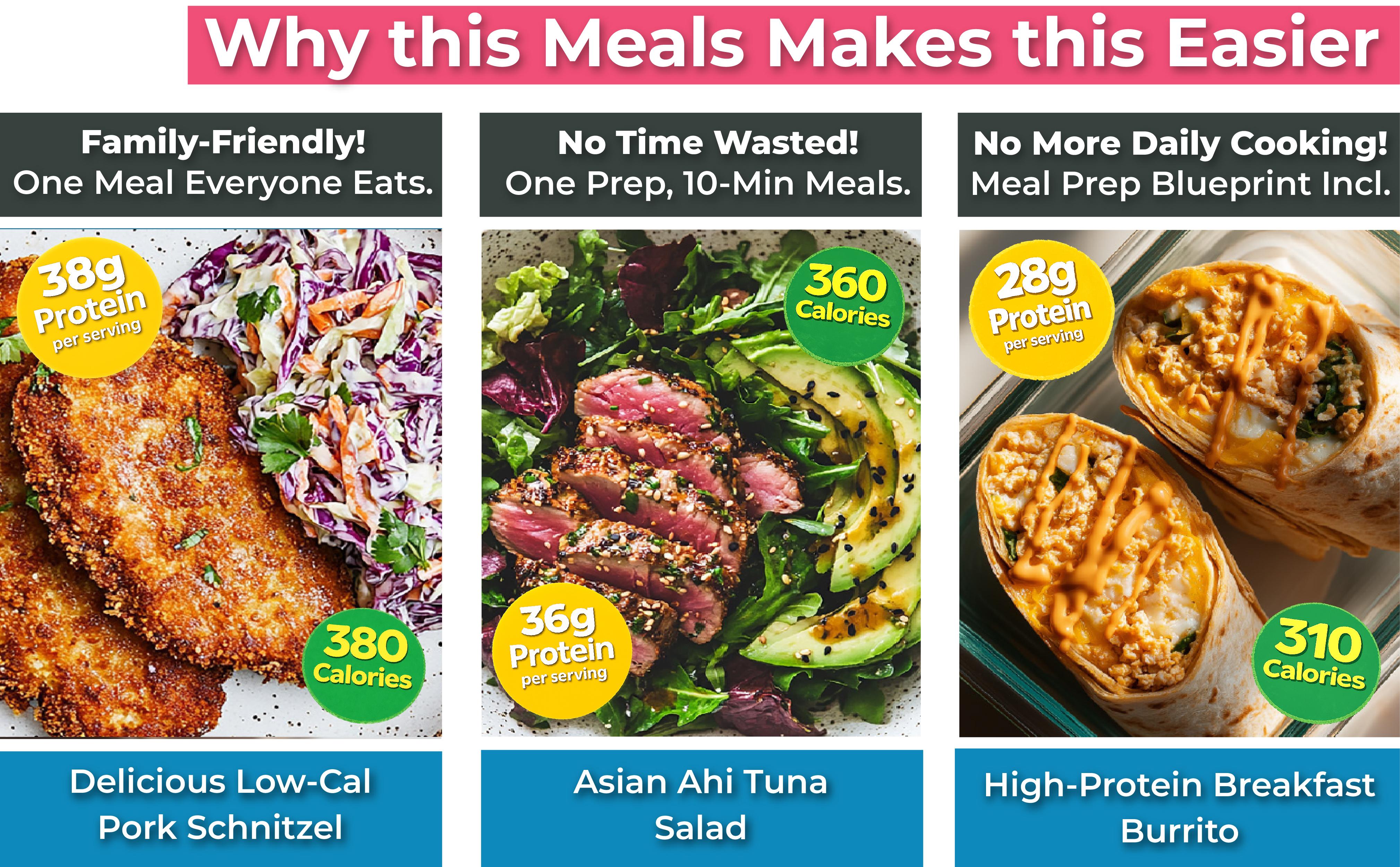 High Protein Cookbook, 101 Low Carb Recipes & a 30-Day Meal Plan to Burn Fat, Feel Full, and Never Cook Twice (High Protein Made Easy)