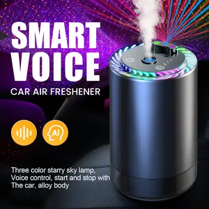 Smart Voice Car Air Freshener Rolls-Royce Starry Sky Light 2X50ML Natural Perfume 24h Lasting Fragrance Suitable For Cars, Homes, Offices，Best Gift For Christmas.