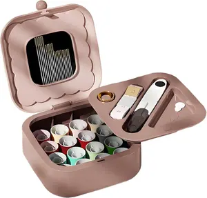 Portable Sewing Kit Magnetic Professional Craft Tools Compact Embroidery and Sewing Kit for Women Teens Grandma Home School Travel Birthday Gift Easy Repairs