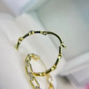 Arracadas Medianas Oro 14k