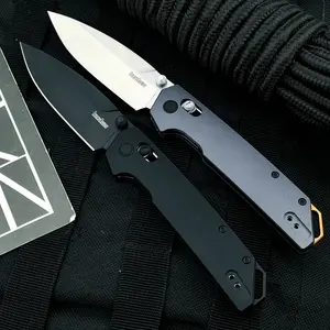 High-Quality Outdoor Folding Knife D2 Steel Blade Aluminum Handle Portable Camping Knife Hiking Survival Gear Fishing Edc Tool